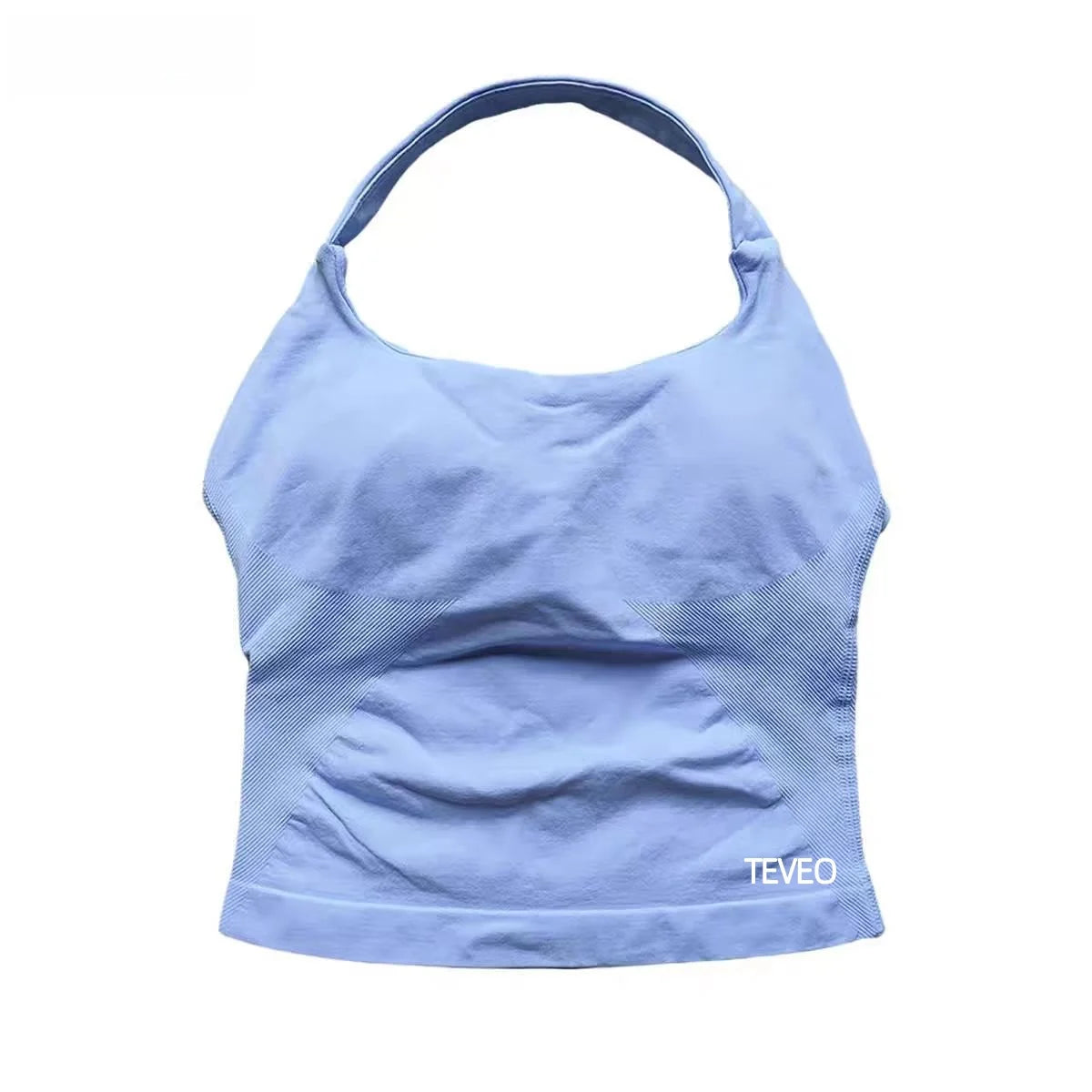 2025 TEVEO Nouveau Soutien-Gorge Elastique Haute Résistance Entièrement Licou Cou Nu Dos Nu Yoga Yoga Yoga