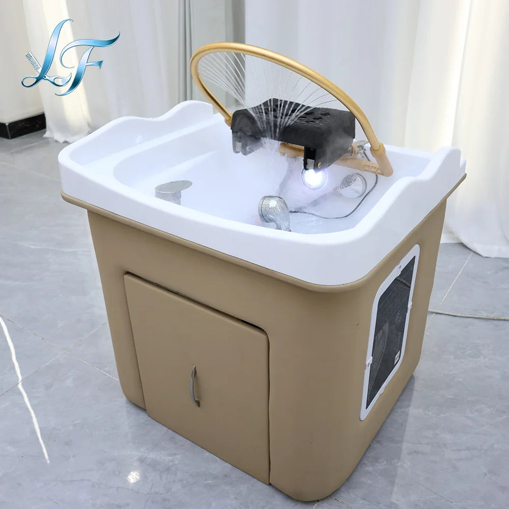 Hair Wash Water Tank Portable Shampoo Bed Acrylic Bowl Sink Hair Care and Styling Appliances for Beauty Salon Main image