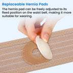VELPEAU Baby Umbilical Hernia Belt, Newborn Belly Button Navel Band with 3 Compression Pads, Abdominal Binder Support for Infant