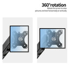 Universal Single Screen Support Arm, 13-35 Inch Compatible, Flexible Height Adjustment, Practical Accessory for Office Desktops
