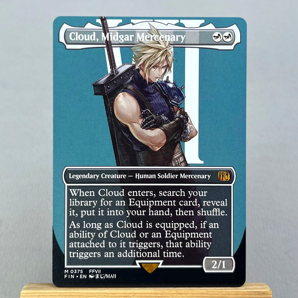 FIN PSS5 FCA HOLO14-001 Tcg proxy magical cards Sephiroth, Fabled SOLDIER Vivi Ornitier Cloud, Midgar Mercenary gathering