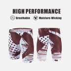 MALFC Summer Men's Swim Jammer Short Training Swimsuit Quick Drying Beach Swimming Trunks Swimwear Sports Tights Surf Shorts