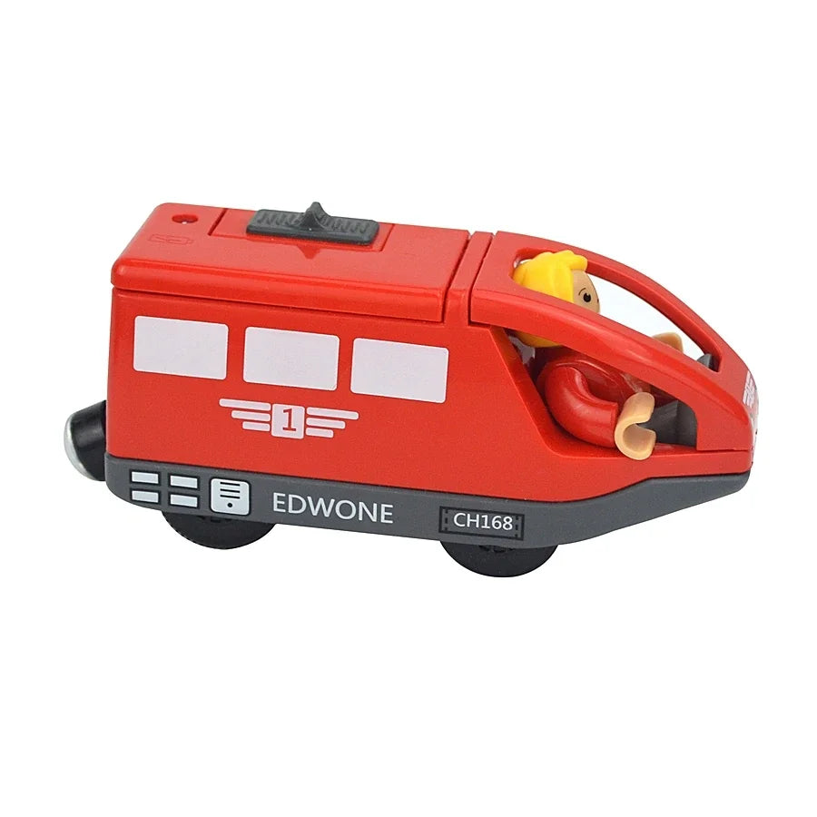 Locomotive Magnetic Car Electric Train Toys Fit All Brand Biro Wooden Diecast Slot Train Track Railway Educational Toys For Kids