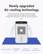 Water Circulation Refrigeration Mattress Water-cooled Air-conditioned Pad Cooling down Fan Relieve Heat Bed Sofa Cushion Cooler