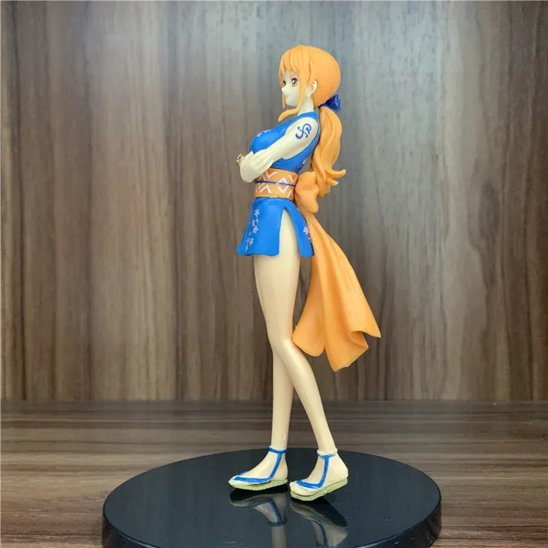 New One Piece Figure Ninja Nami PVC Figures OP Tama Luffy Yamato Kaidou Zoro Sanji Usopp Law Newgate Model Gift Toy