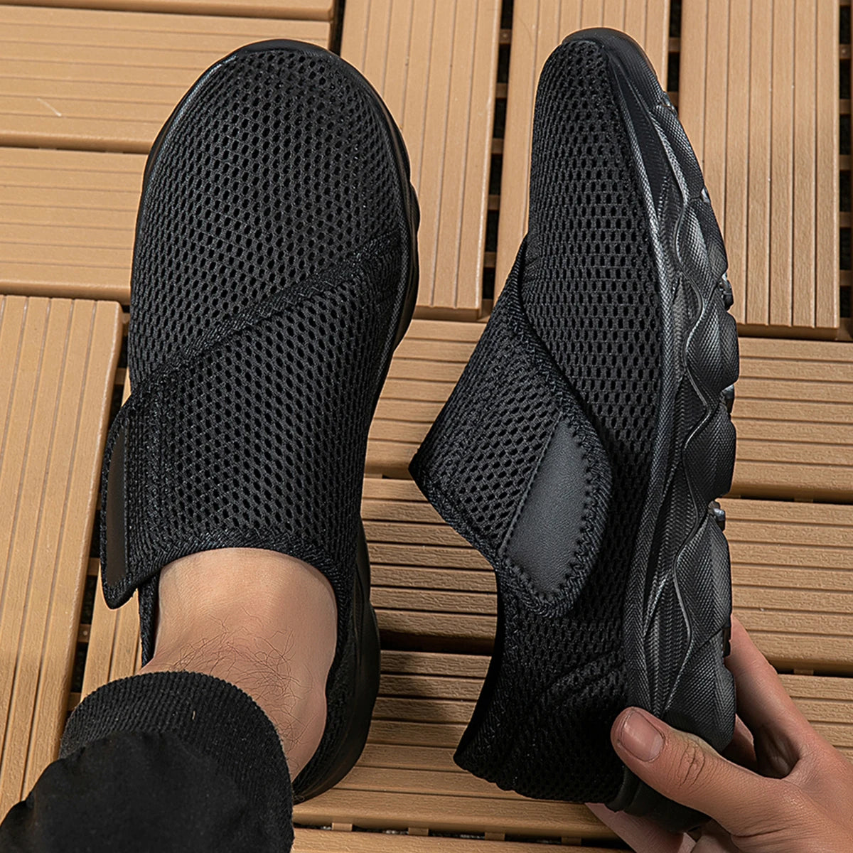 New Casual Orthopedics Wide Feet Swollen Shoes Thumb Eversion Adjusting Soft Comfortable Diabetic Shoe Walking Shoes Secondary image