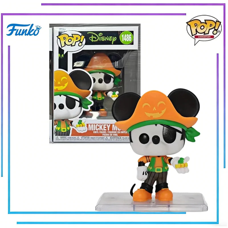 Funko Pop Original Disney Mickey Mouse Halloween Limited Edition Vinyl Anime Figure Figurine Doll Model Toy Gift Main image