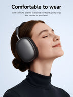 hoco Over the Ear Bluetoothe 5.4 Headphones Sports Wireless Earphone Headsets with Microphone for Phone Call Fabric Eartips