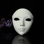 Party Supplies Full Face Cosplay Geisha Mask Flower Dress Up Hanfu Cosplay Mask Masquerade Spooky Japanese Mask Children's