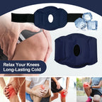 Nylon Gel Knee Ice Pack Reusable Knee Cold and Hot Compress Gel Pack Knee Relief and Relaxation Foot Care Tool Accessories