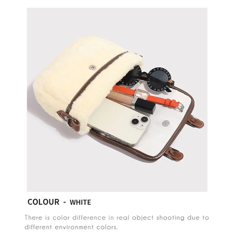 Cute Clutch Bag Plush Backpack Furry Cat Bag Adorable Kitten Handbag for Woman Kids Cartoon 2025 New Kitten Handbag