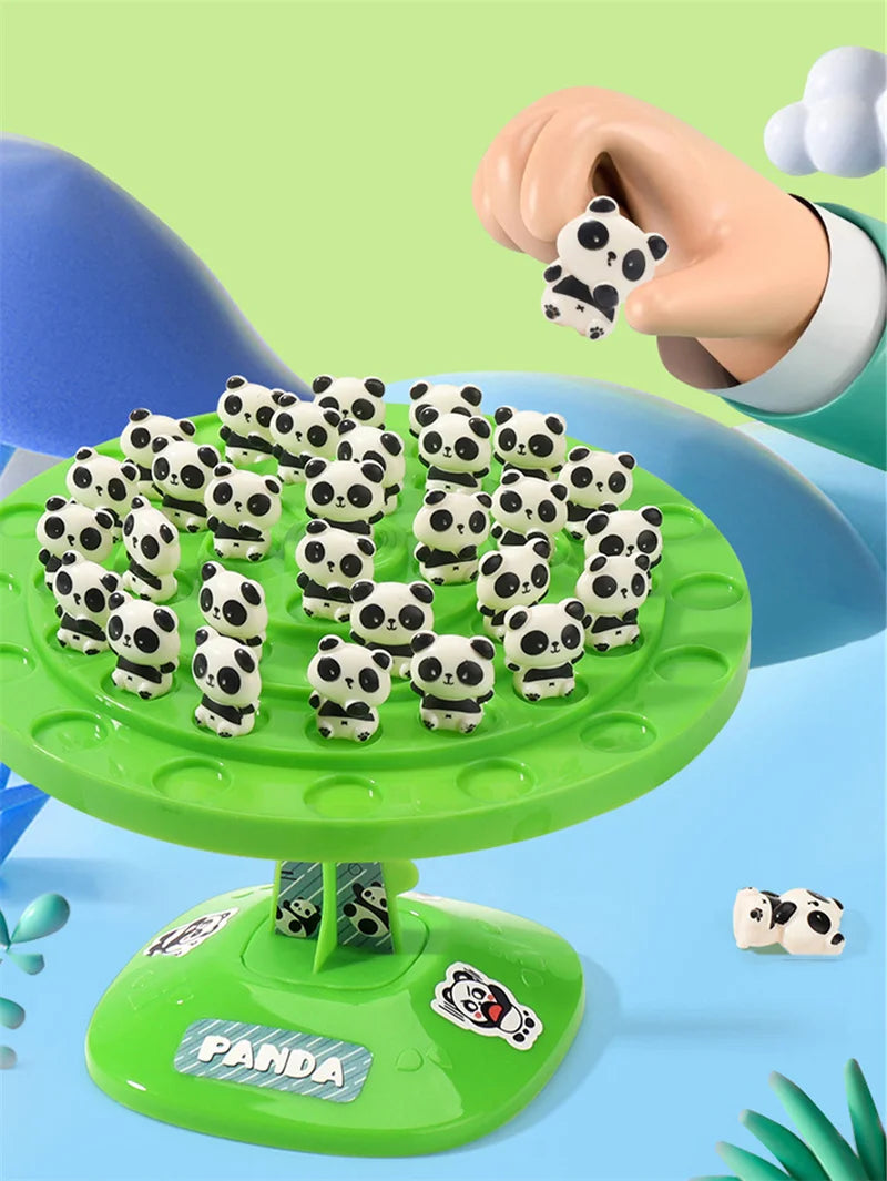 Children's Balance Panda Balance Tree Folding Happy Intelligence Early Education Decompression Game Table Battle Games