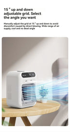 Wireless Air Conditioner Mini Portable Air Cooler Fan 500ml Ice Water Spray Humidifier For Home Air Conditioning Mist Fan USB
