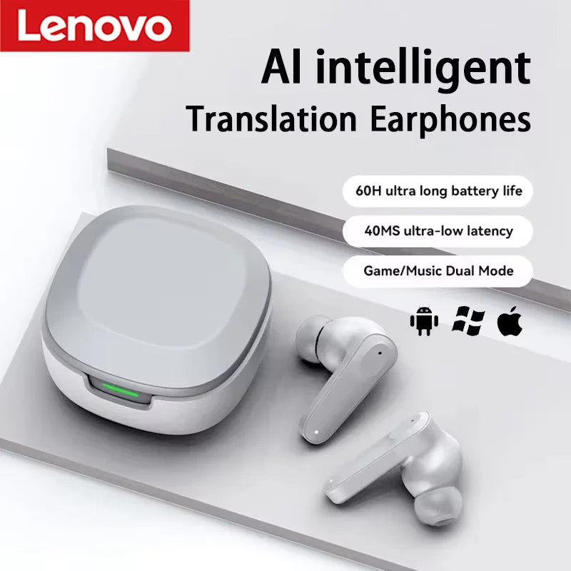Lenovo AI Intelligent Translation Bluetooth Headset Support Multi-Language Wireless Earphone In-Ear Business Headphones With APP Main image