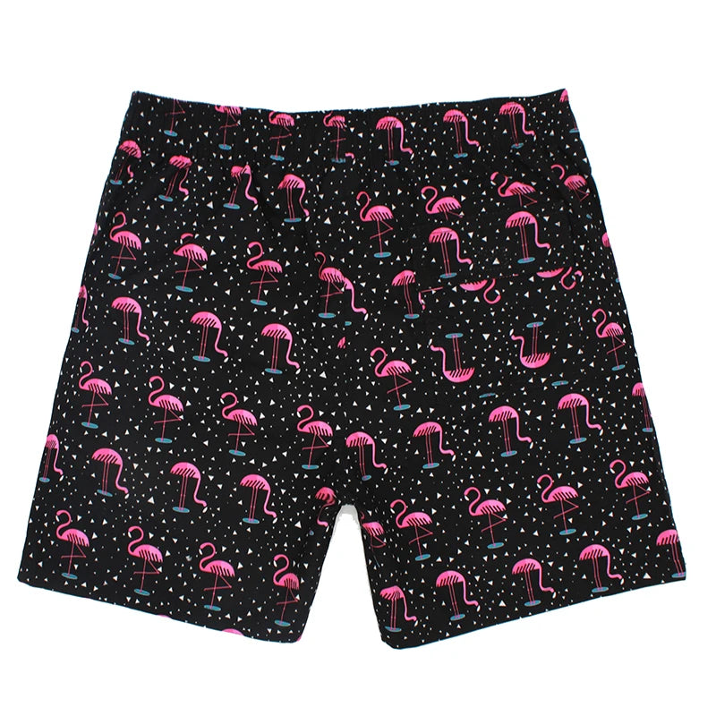 DATIFER Men's Sports Short Beachwear New Style Polyester Printing Fitness Beach Pants Surfing Swimming Trunks Bathing Swimwear