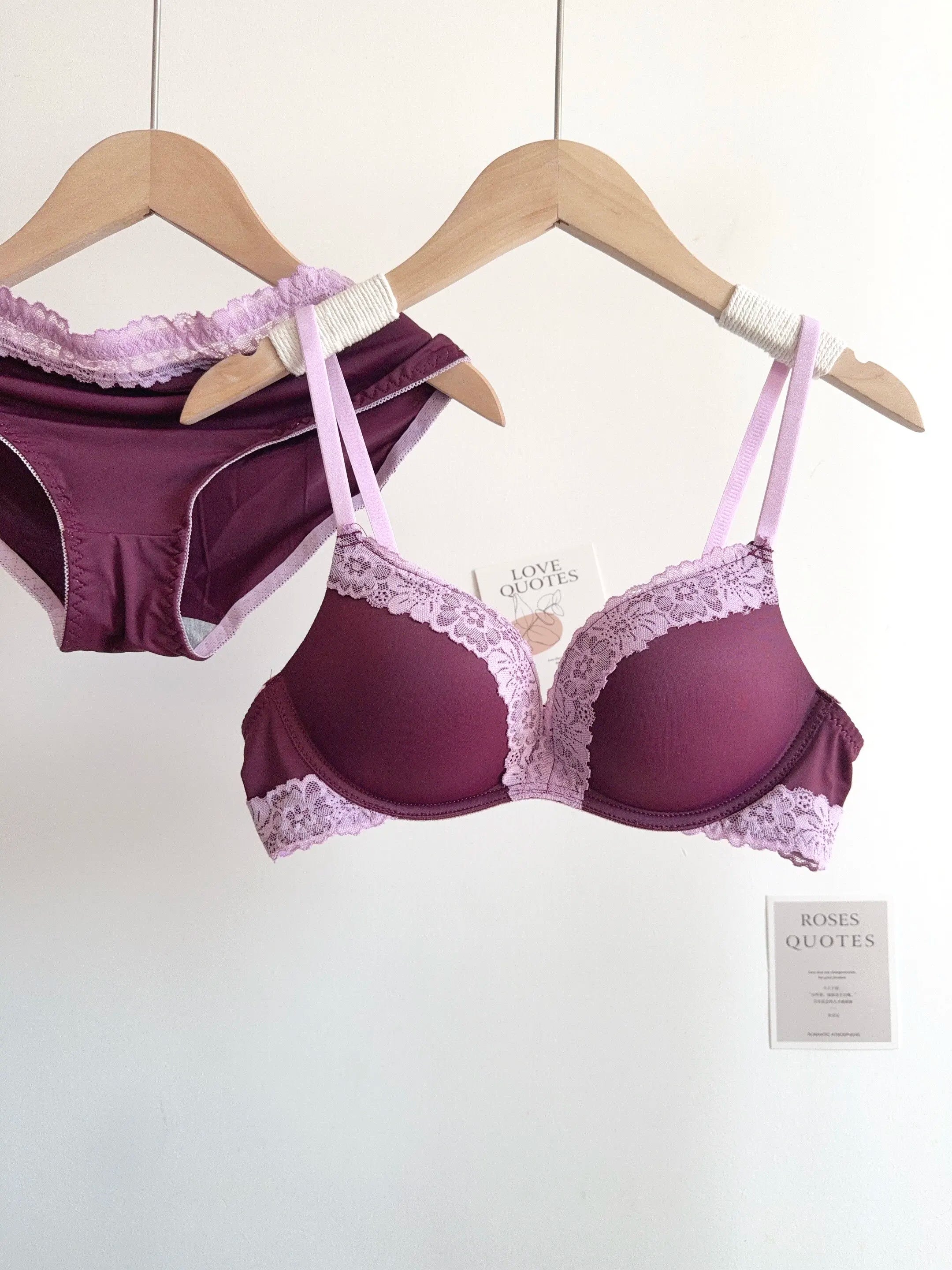 Sexy Leopard Print Lingerie Set Women Wireless Invisible Push Up Small Breasts,adjustable A To C Cup,sheer Lace Pure Design, S-X