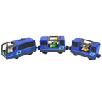 Locomotive Magnetic Car Electric Train Toys Fit All Brand Biro Wooden Diecast Slot Train Track Railway Educational Toys For Kids