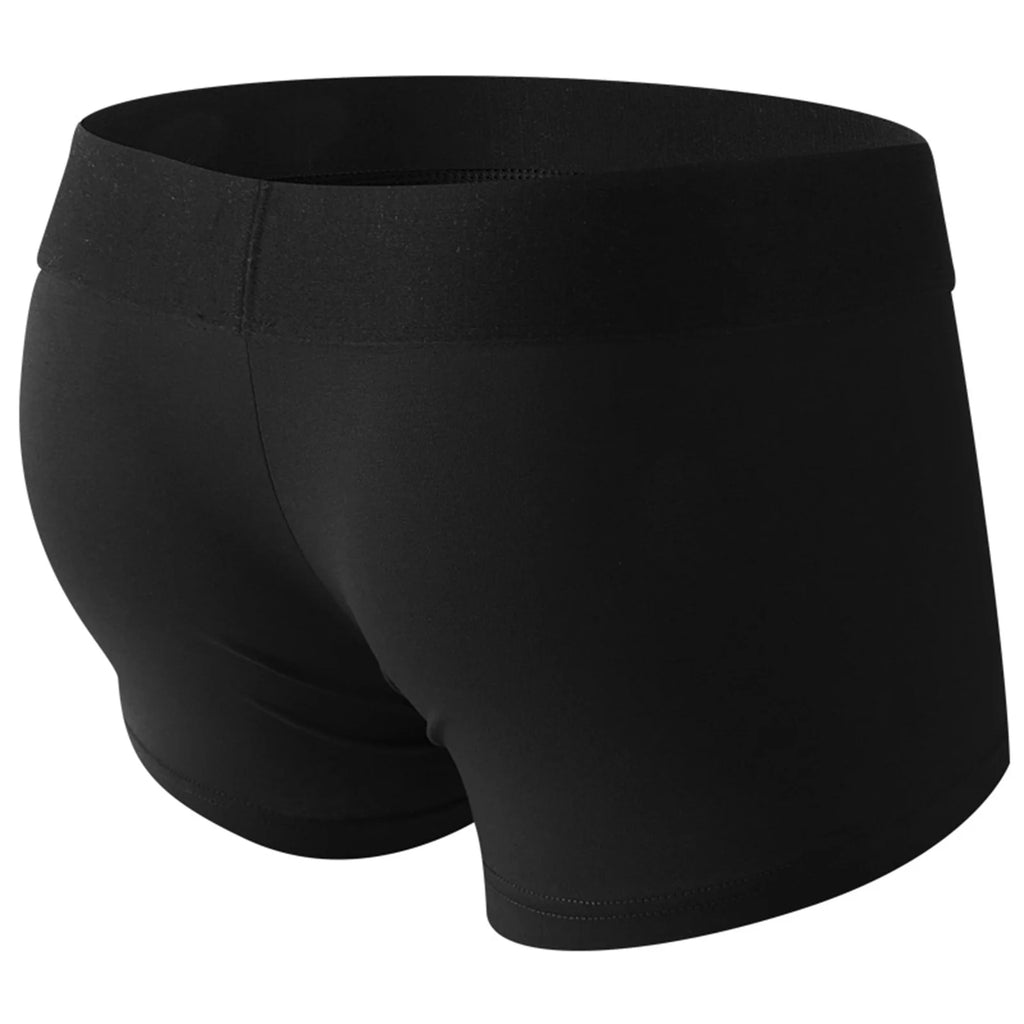 CLEVER-MENMODE Men Underpants Penis Open Pouch Hole Boxer Shorts Cockring Panties Cotton Underwear Boxershorts hombre