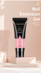 limegirl 15ml Extension Nail Gel Set 6W LED Lamp Full Manicure Set Finger Extend Mold Nail Kit All For Quick Extension Tool Kit
