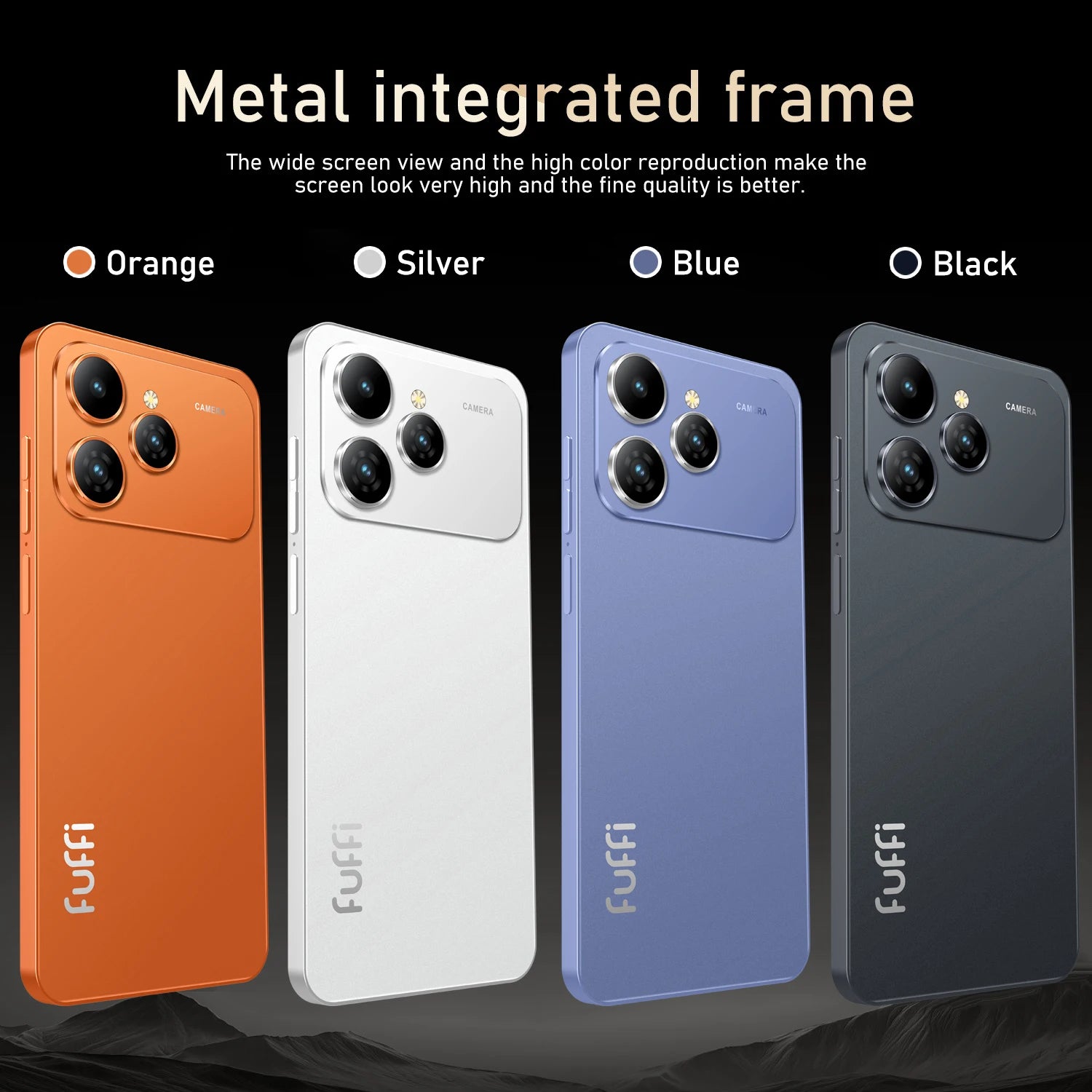 FUFFI Global Vision i17 Pro Max Smartphone Android 8GB RAM 256GB ROM 6.56 Inch Phone 720x1612HD 24+48MP 5G Network Mobile Phones Secondary image