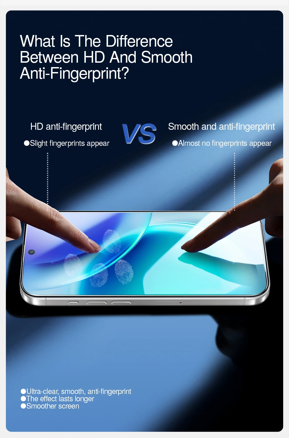 SmartDevil 2PCS Screen Protector for Vivo X200 Pro Mini X300 HD Anti-blue Light Tempered Glass Non-full Cover Anti-fingerprint