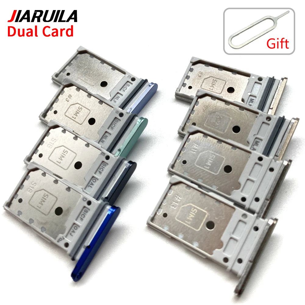 10Pcs mix color SIM SD Dual Card Phone Card Tray Holder Adapter For Samsung S23 S24 S25 Plus S23 Ultra Sim Card Drawer Slot Tray Secondary image