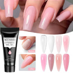 24PCS/Set 20ml Poly Naili Extension Gel  Kit Mini UV Lamp Sealer With Base Top Coat Professional Poly UVNail Gel Kit Starter Kit
