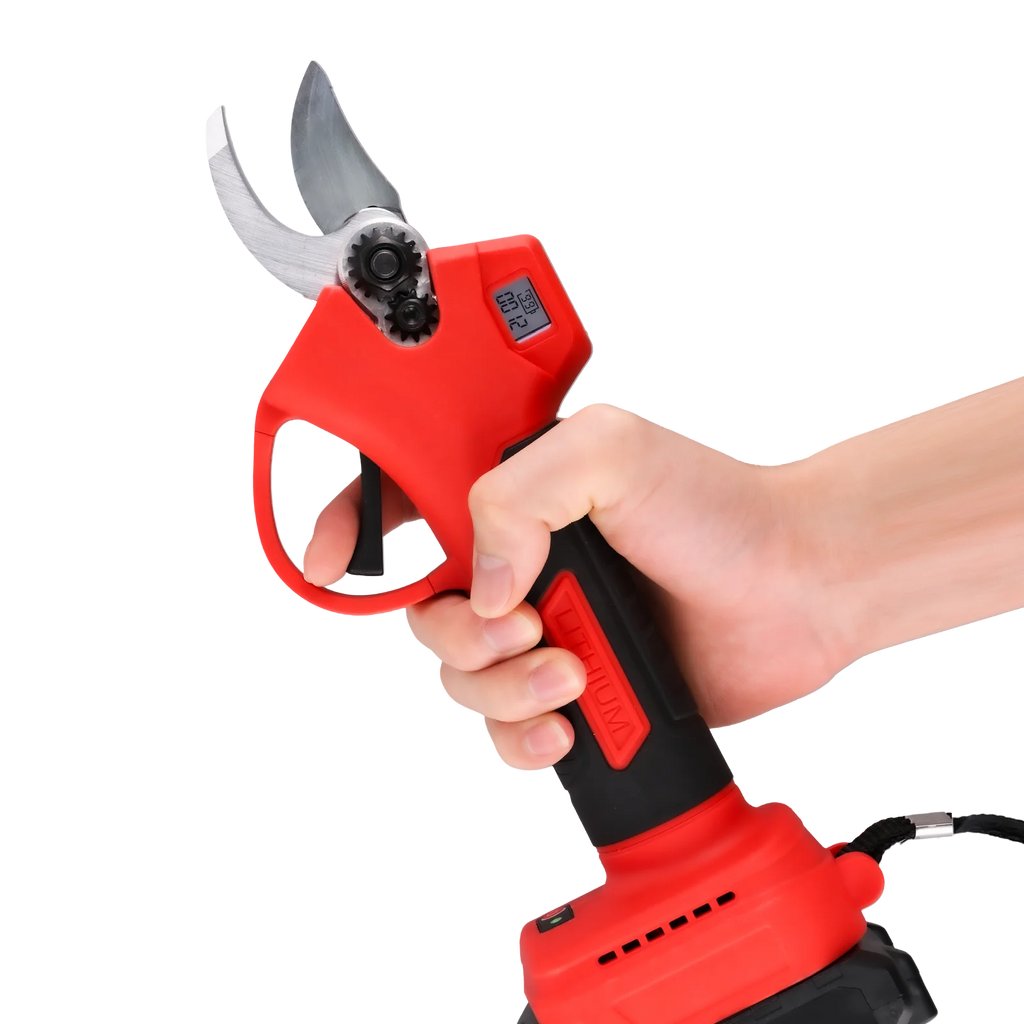 Podofo Brushless Electric Pruning Shears 2.5-Inch Cordless Garden Branch Cutter Battery Powered Shrub and Tree Trimming Tool for Landscaping Orchard Yard Maintenance