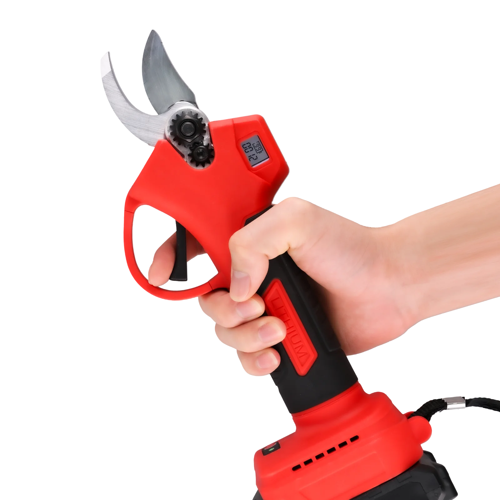 Podofo Brushless Electric Pruning Shears 2.5-Inch Cordless Garden Branch Cutter Battery Powered Shrub and Tree Trimming Tool for Landscaping Orchard Yard Maintenance