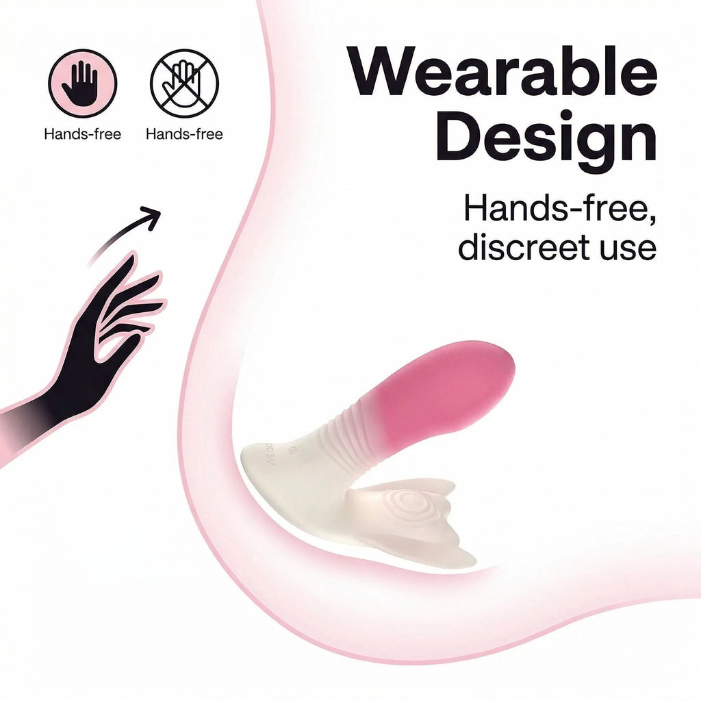 APP Bluetooth Control Vagina Vibrator Masturbation Women Clitoris Vibration Stimulator Wearable Vibrator Adult Erotica Products