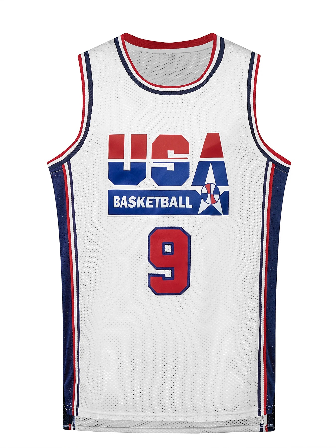Men's Embroidered #9 Basketball Jersey Breathable Sportswear Sleeveless Training Uniform Team Vest New Design Tops
