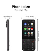UNIWA F26 PRO 4G Touchscreen Smartphones Keypad Phone 3.5” Dual SIM Android 11 2GB+16GB 2850mAh Cellphone Whatsapp Google Store