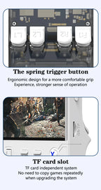 R36Ultra 4.0-inch Retro Handheld Game Console 128GB Portable Video Player Open-Source Linux System for Gaming