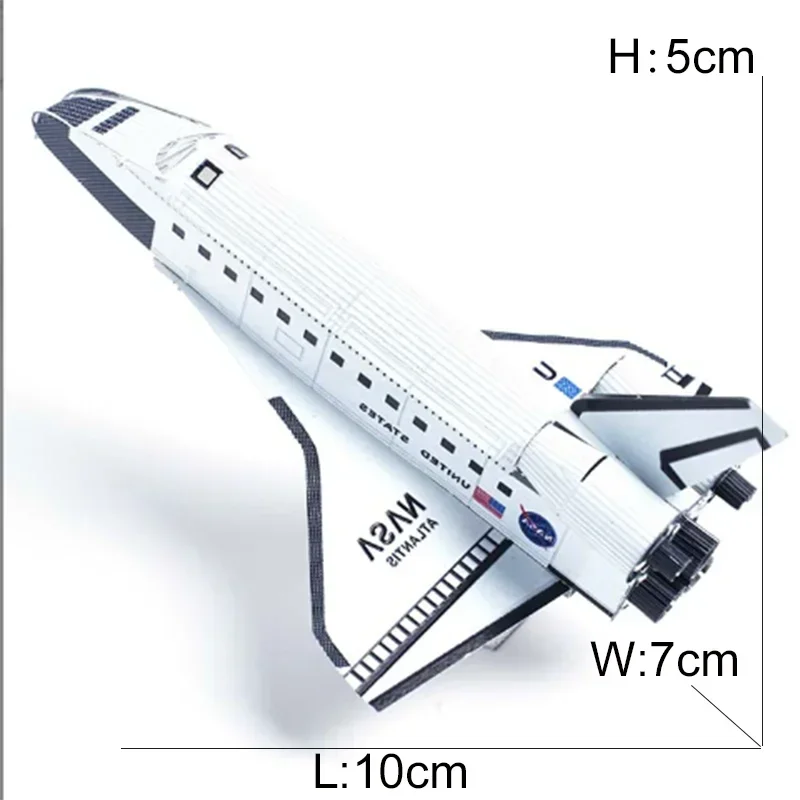 Space Exploration 3D Metal Puzzle Shuttle Hubble Space Telescope Mars Rover Model Toy for Kids Creative Jigsaw Puzzle Gift Toys