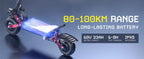 TIFGALOP CL8 Electric Scooter 6000W Powerful Motor 60V 33Ah Battery up to 100km Range Street Legal Adult Microcar Electric Scoot