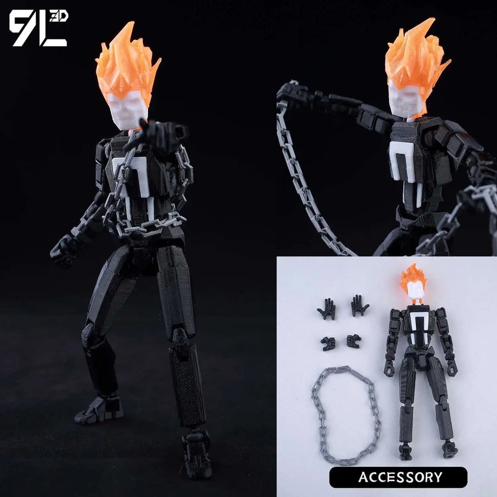 Venom Spider-Man Lucky13 Dummy13 Action Figures - 3D Printed T13 Multi-Jointed Shapeshift Mannequin Anime Collectible Toys