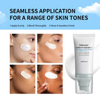 50ml Sunscreen Cream Moisturizing Soften Skin Lighweight Non-sticky Natural Radiance High Sun Protection Facial Skincare