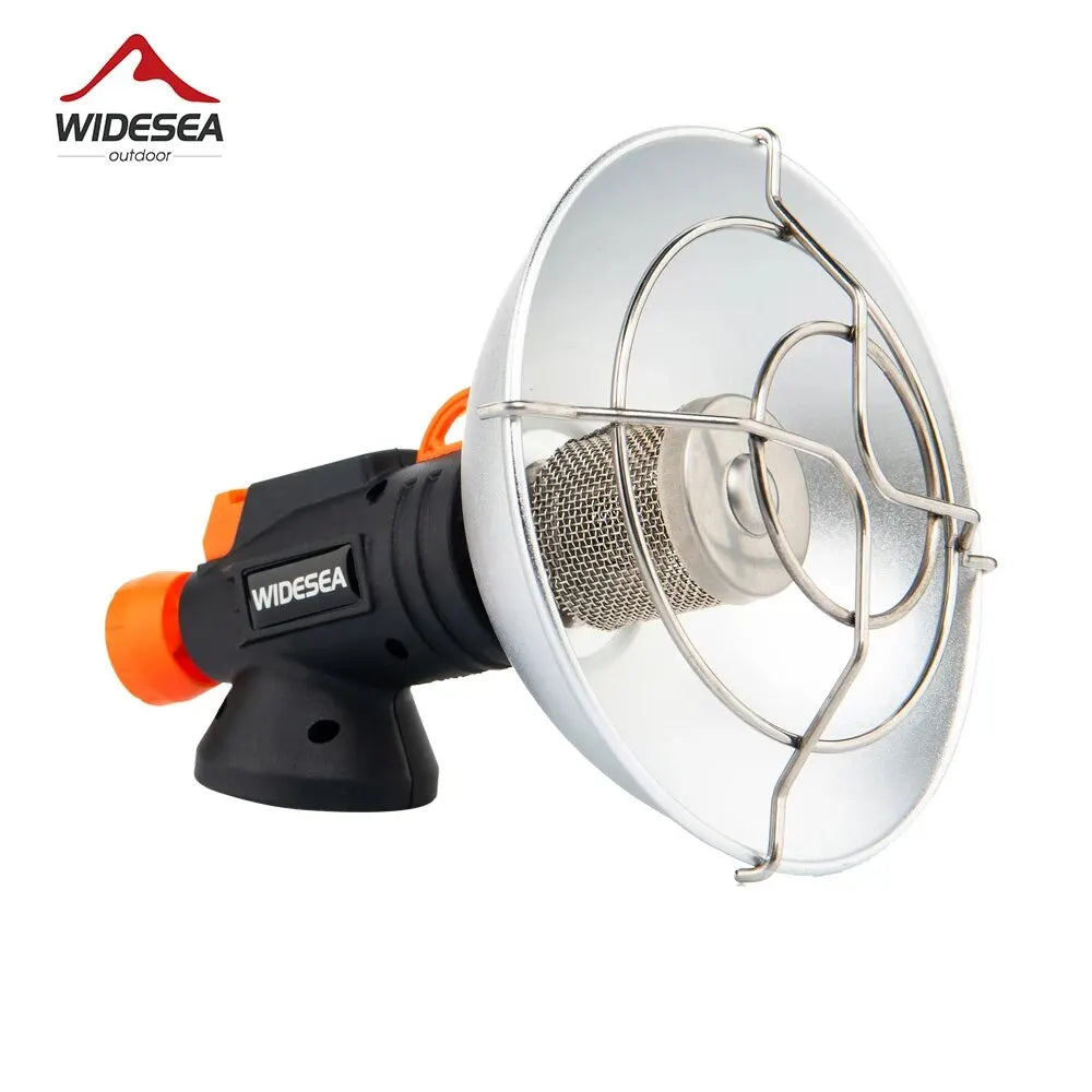Widesea Camping Heater Portable Stainless Steel Fireplace for Winter Outdoor Stove Hiking Gas Burner Heating Survival Equipment Main image