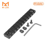 Hunting Tactical Picatinny Rail 3-13Slots 20mm Aluminum Rail Adapter Mount for Keymod / M-LOK System Handguard Scope Mount Base
