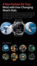 Smart Watch for Men GPS Offline Maps 2G ROM 10ATM Waterproof Heart Rate Diving Skiing Hiking Rugged Durable Smartwatch Men Women