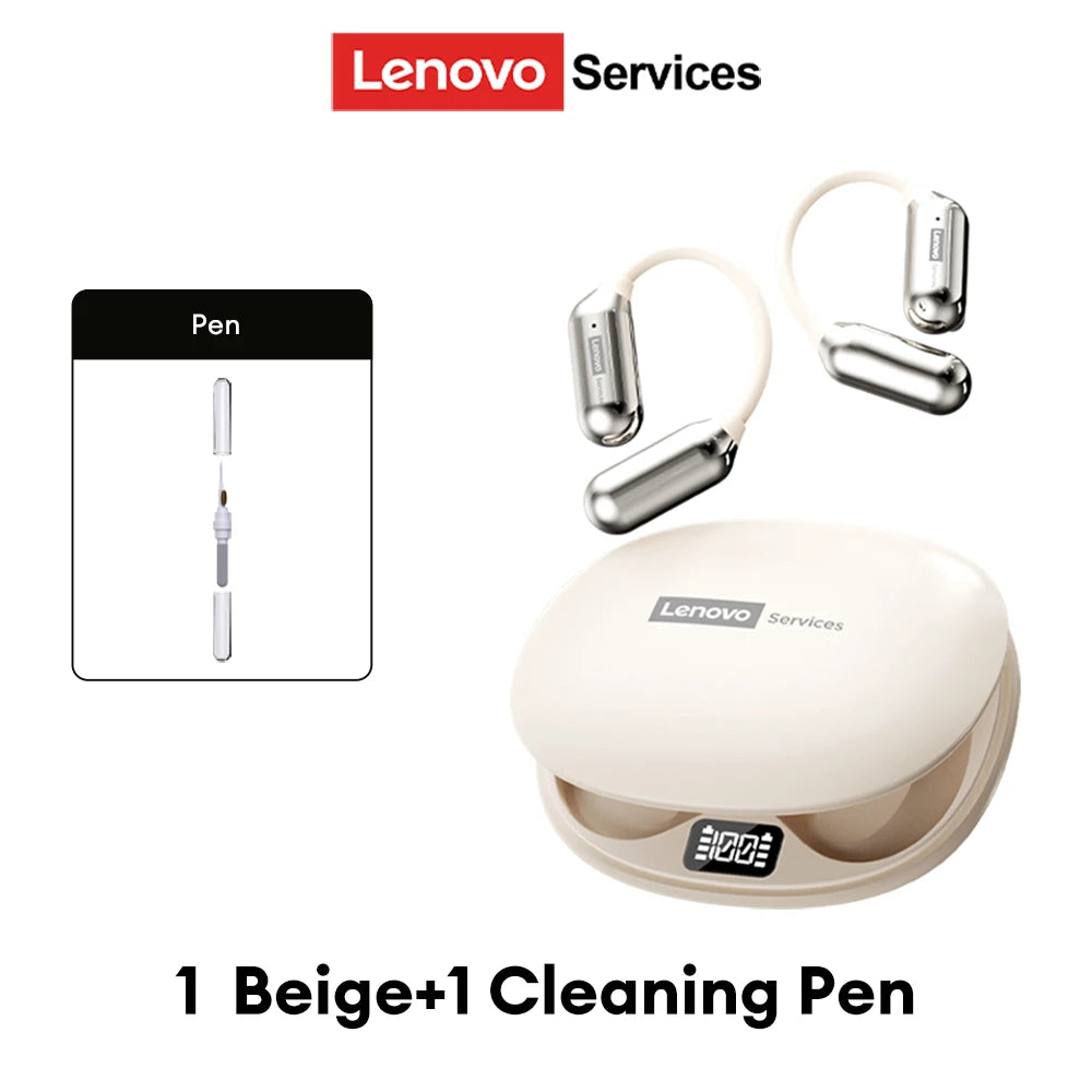 Lenovo LE503 OWS Wireless Earphones Bluetooth V6.0 Open-Ear Earphone ENC Noise Reduction Earbuds Waterproof Long Battery Life
