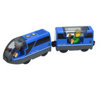 Locomotive Magnetic Car Electric Train Toys Fit All Brand Biro Wooden Diecast Slot Train Track Railway Educational Toys For Kids