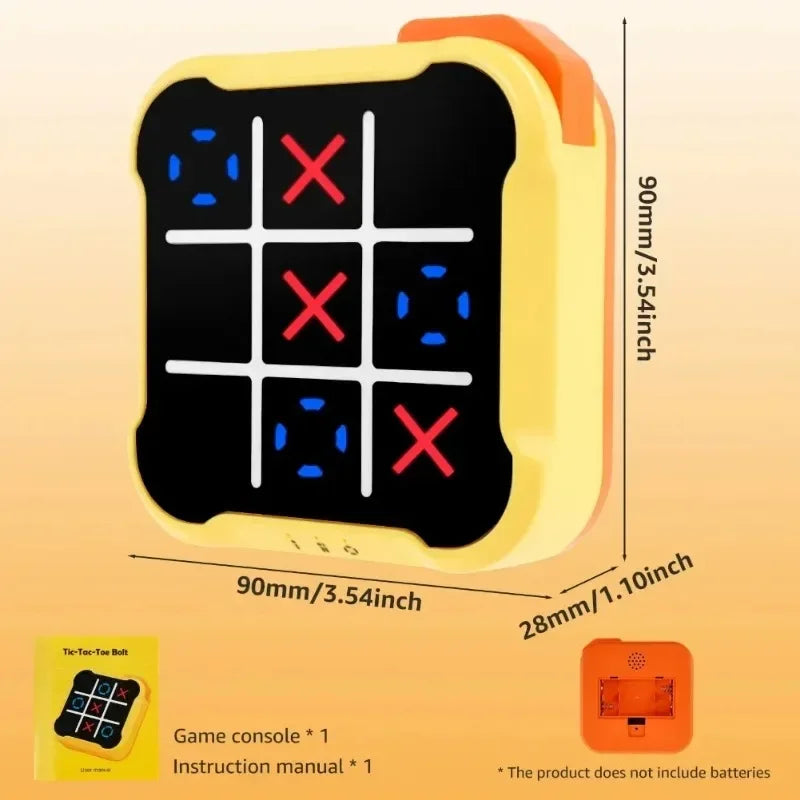 Multifunctional Electronic Tic-Tac-Toe Board Board Games Montessori Puzzle Table Game Chess Chess Set Portable For Adults Kids