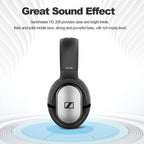 Sennheiser HD206 Over-Ear Wired HiFi Drivers Stereo Bass Audiophile Headphones Original Noise-Canceling Monitoring Headset