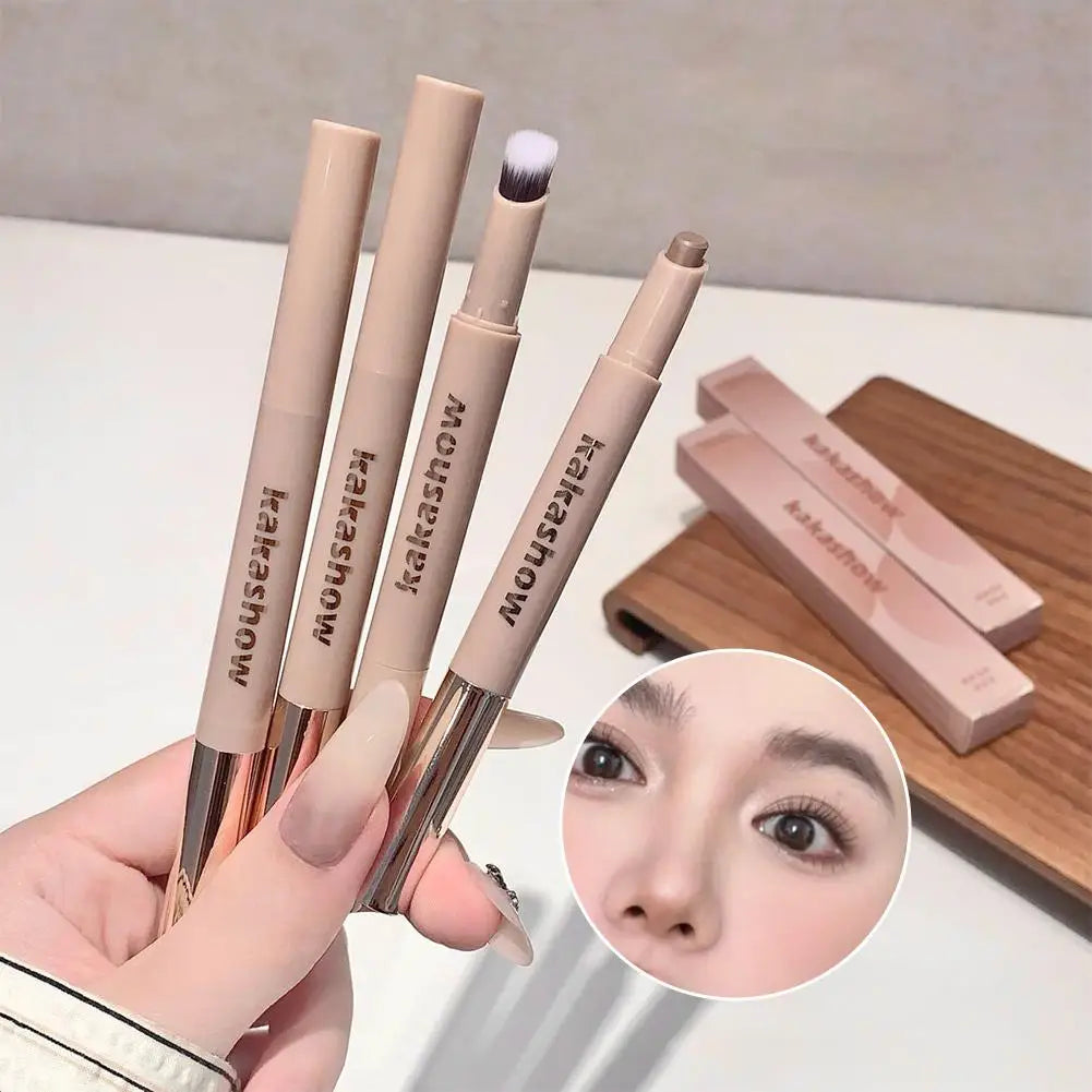 2026 New Nose Shadow Contour Pen With Sumdge Brush Naturally 3D And Brightening Contouring Stick Cream-Textured Nose Shadow Pen