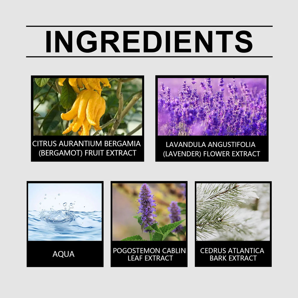 Roxelis Bergamot Perfume Classic Cologne Natural Fresh Hair Temperament Lasting Fragrance elegant Portable Perfume