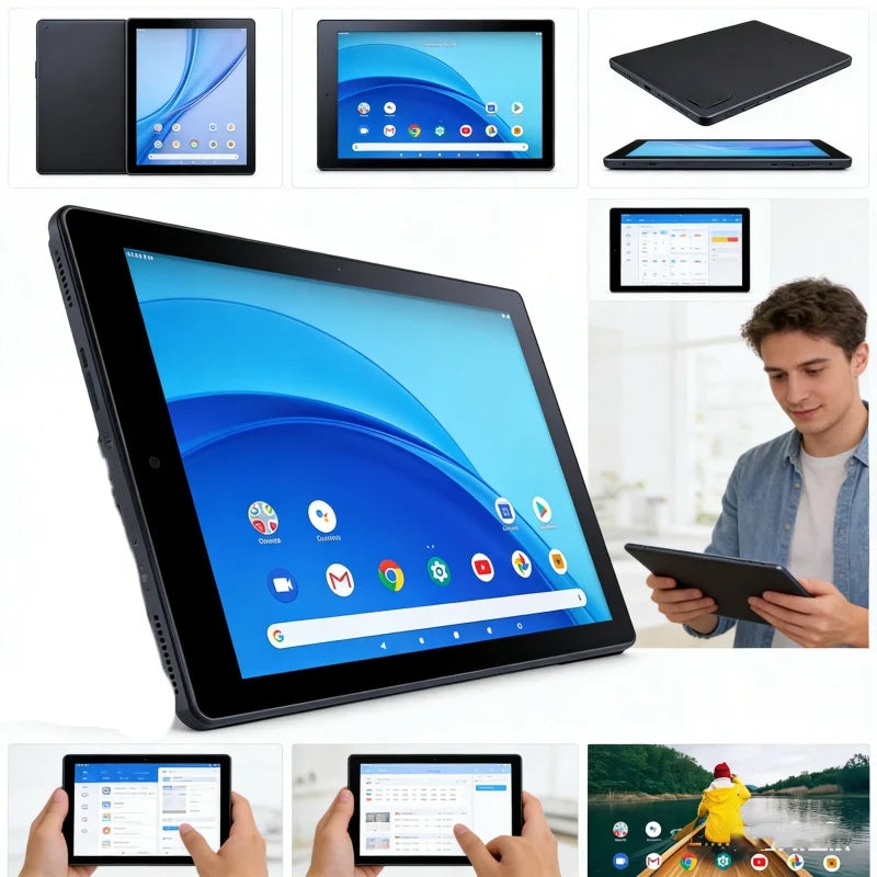 10.1 INCH RAM 2GB ROM 32GB V9 Android 9.0 Tablet PC CPU MT8167  (Quad core,2M cache) Processor Dual Camera WIFI DC Charge
