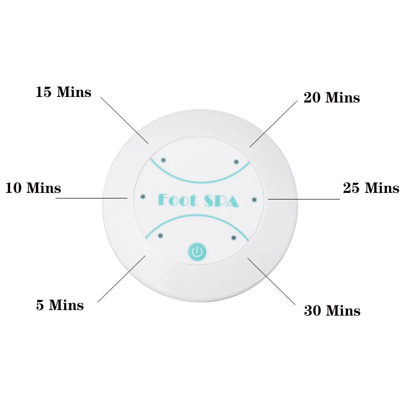 Detox Ionic Foot Spa Bath Massage Machine Electric FootBath Cleanse Massager Vibrating Foot Best Care Arrays Aqua Health Therapy