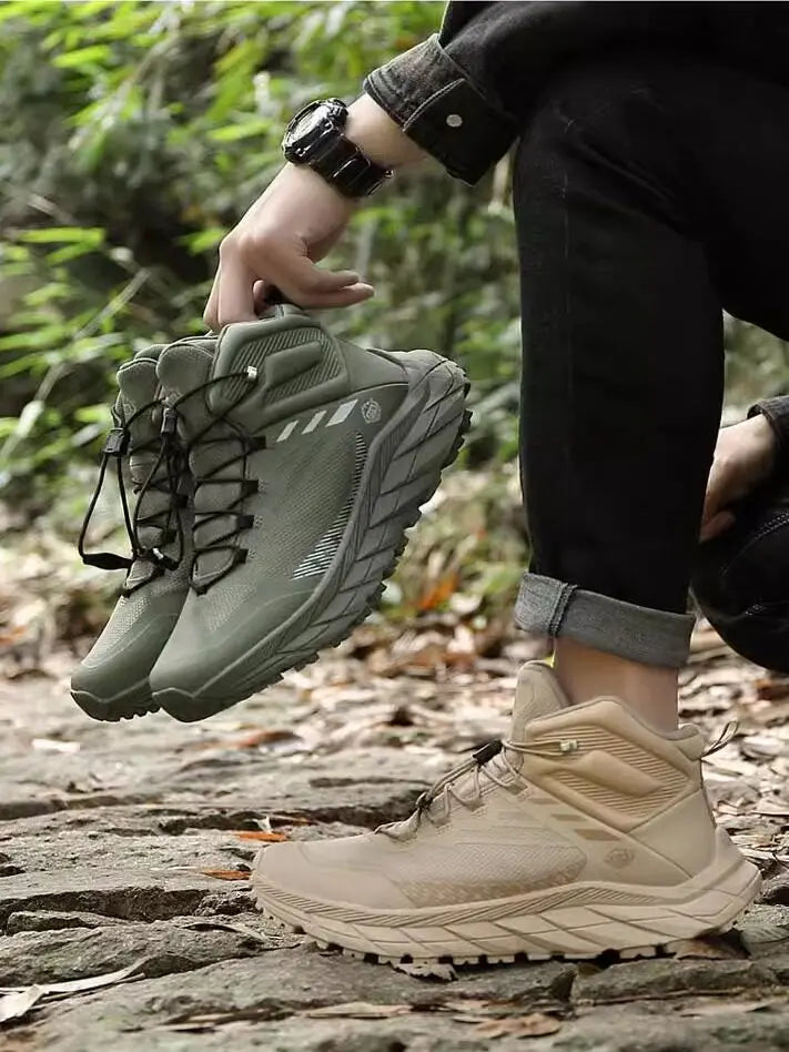 RAN Hiking Shoes Men Waterproof mesh walking shoes outdoor trekking Shoes Hunting Boots Tactical Ankle Boots women travel Boots