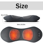 NEW 3-in-1 Back Massager with Relief Bed Sleeping Shiatsu Deep Tissue Portable Shoulder Lower Back Pain Relief Waist Massager